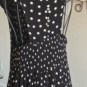 Polka Dot Black Dress